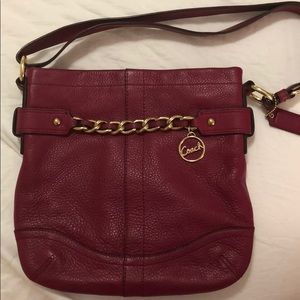 BNWT Coach Magenta Purse